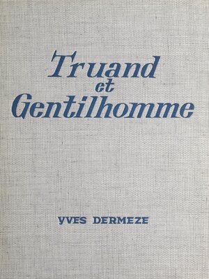 cover image of Truand et gentilhomme